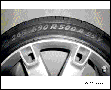 Run-Flat Tire (PAX), Lettering On Side Wall