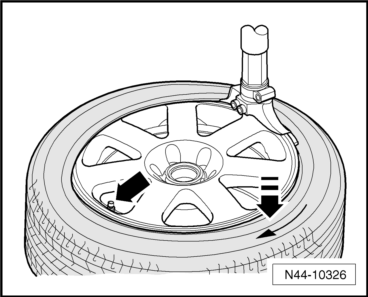 Tires, Mounting, Wheels without and with Tire Pressure Monitoring System