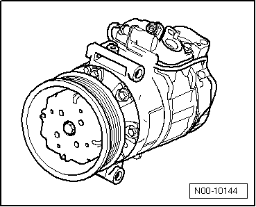 A/C Compressor without Magnetic Clutch