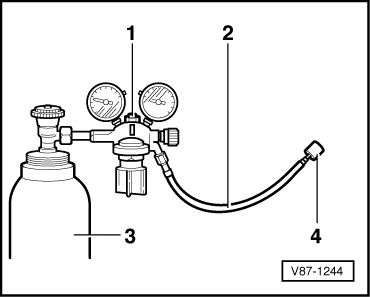 Searching for Refrigerant Circuit Leaks with Compressed Air or Nitrogen