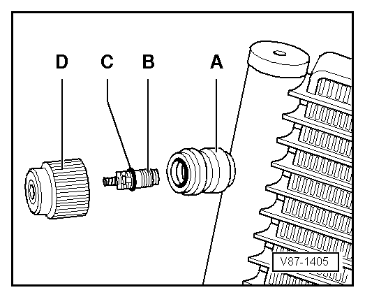 Evacuating and Charging Valve with Schrader Valve